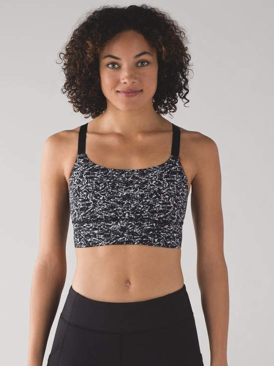 lululemon athletica Other - Lululemon Both Ways Bra Ices Wave White Black Size 6
